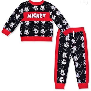 BRAND NEW Mickey Mouse Toddler Boys 2 Piece Printed Jogger Set, Size 2T